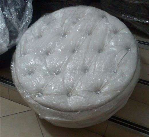 American Ottoman AOTT2-WHT