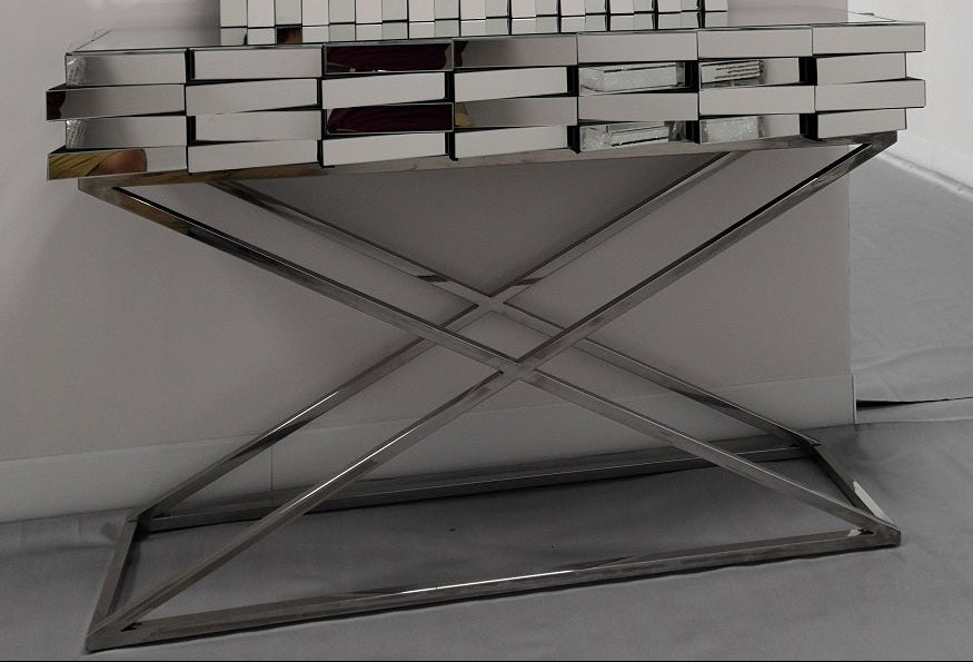 Console Glass Server A03 Silver