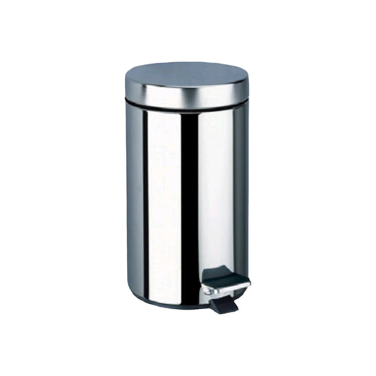 Totally_Home Dustbin 20L Stainless Steel Dustbin  (Silver)