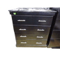 Small Chest of Drawers Pro Black