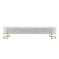 Wooden Plasma Stand E66 White