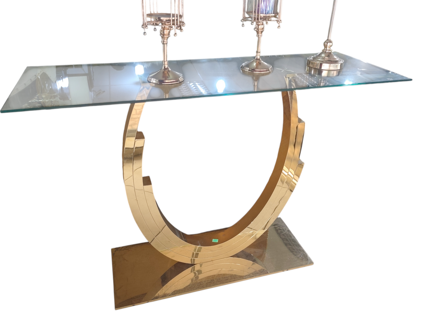 Console Glass Server E105 Gold