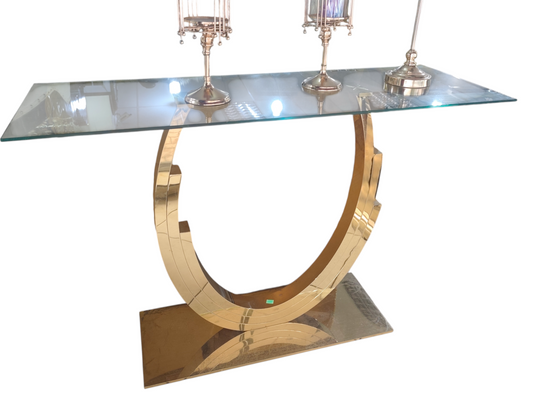 Console Glass Server E105 Gold