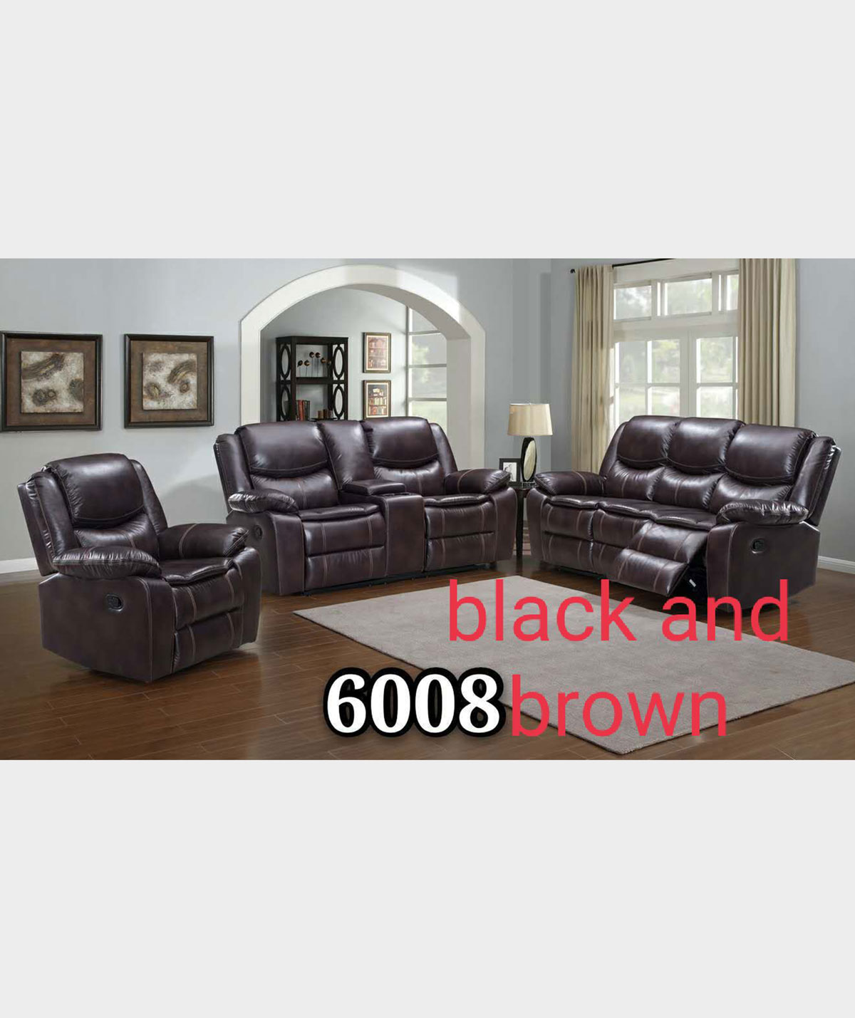London Recliner Couch Set